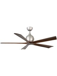 Irene 60" 5-Blade Ceiling Fan with Solid Wood Blades